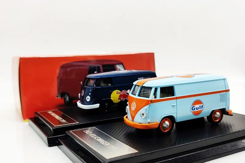

1:64 1963 VW T1 BUS VAN GULF /Blue Diecast Model Car