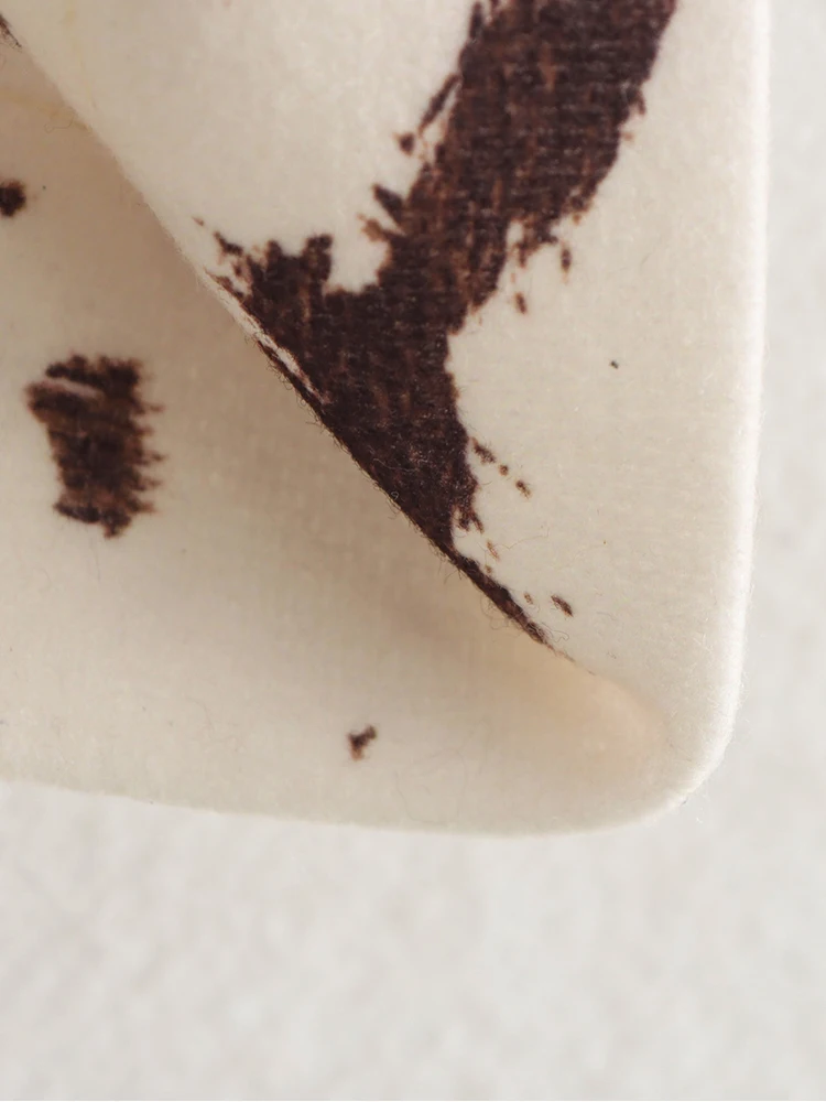 Новинка 2024 осенне-зимняя женская куртка с животным принтом модная лацканами