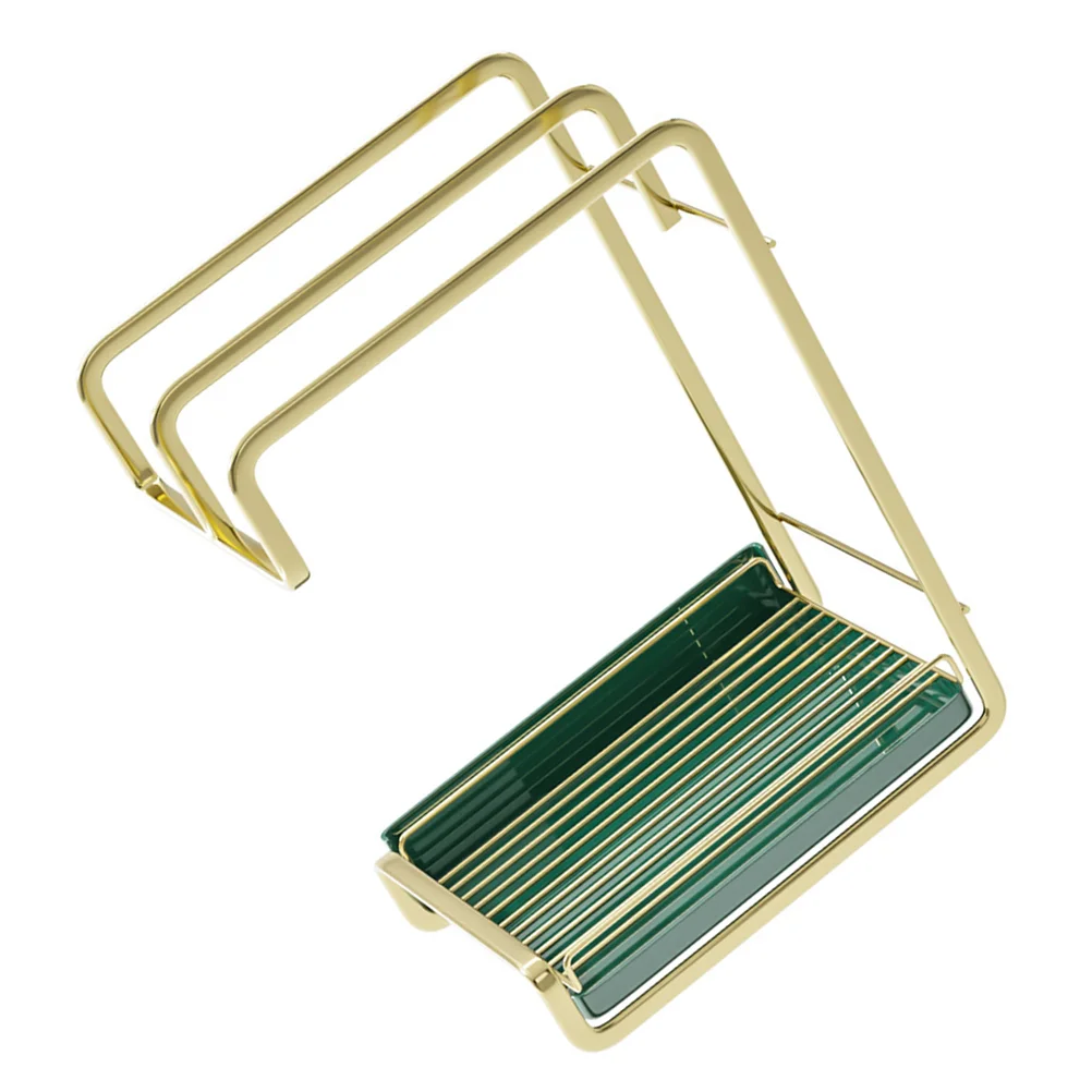 

Wall Hanging Drain Rack Punch Storage Rack Practical Duster Cloth Drying Rack
