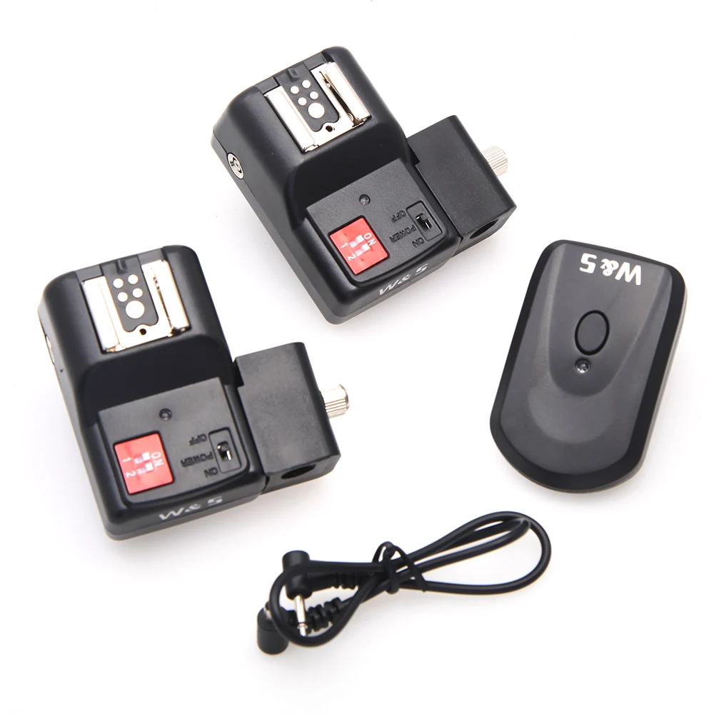 Wansen PT-04NE 4 канала радио Беспроводная вспышка Speedlite триггер с держателем зонта 2X