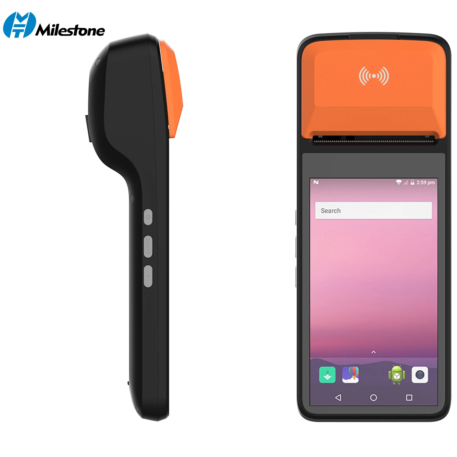 

Handheld Meihengtong MHT-M3 Type-C 4G Android11 Senraise OS system 5inch handheld pos terminal