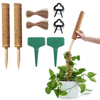 plant climbing support stick set coir moss totem pole plant extension support creeper climb pole plant care accessories