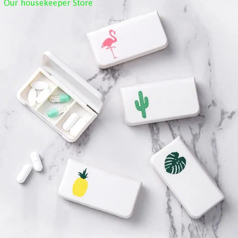 

Mini Pill Case Portable Medicine Boxes 3 Grids Travel Home Medical Drugs Tablet Empty Container Home Holder Cases Storage Box