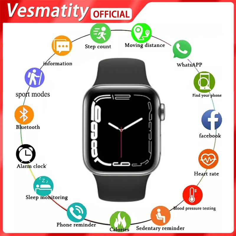 

Новинка 2022, умные часы I7 Pro Max для мужчин и женщин, спортивные часы для фитнеса, для телефонов на базе Ios и Android, Смарт-часы Pk X8 Max Series 7