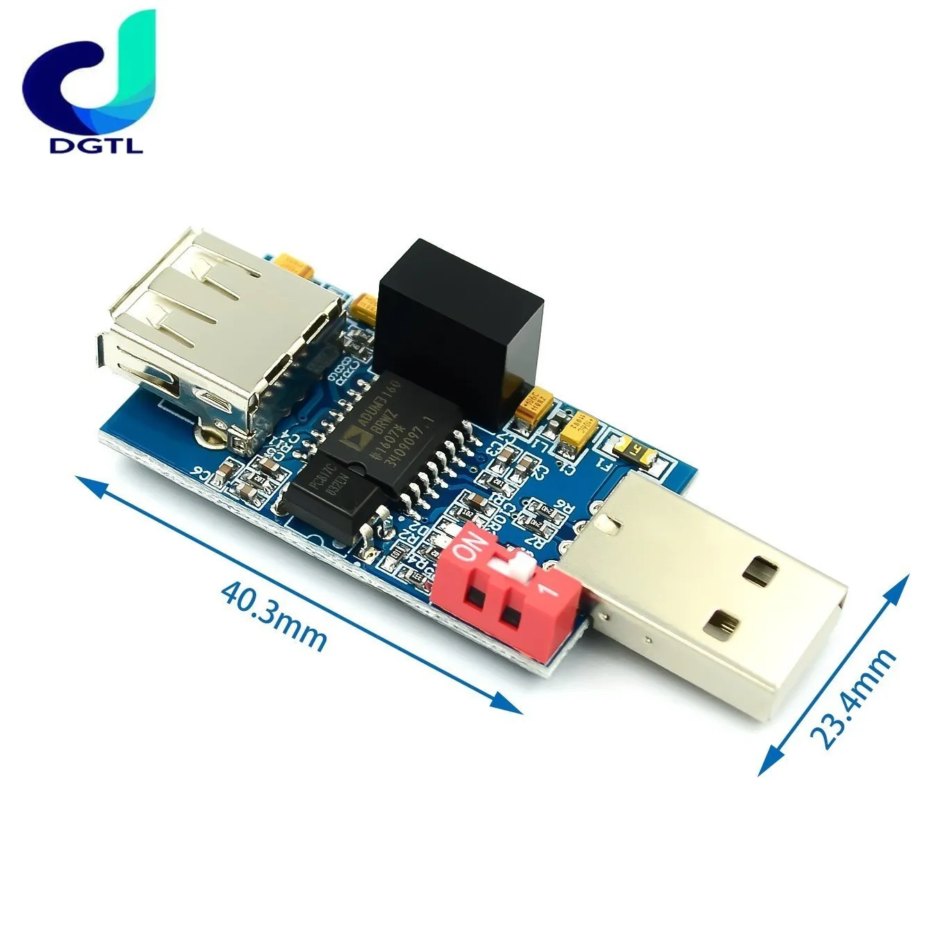Модуль USB-изолятор ADUM3160 1500 В защитная плата с разъемом USB для USB-изоляции 2 0