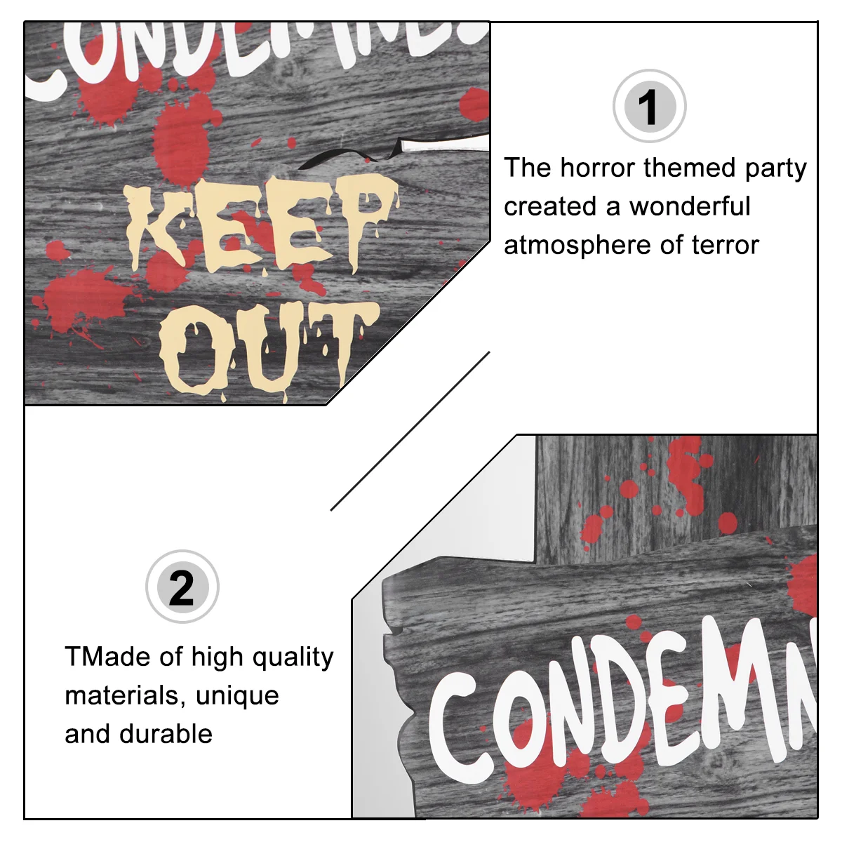 Реквизит для Хэллоуина знаки уличный неоновый свет украшение аниматроники