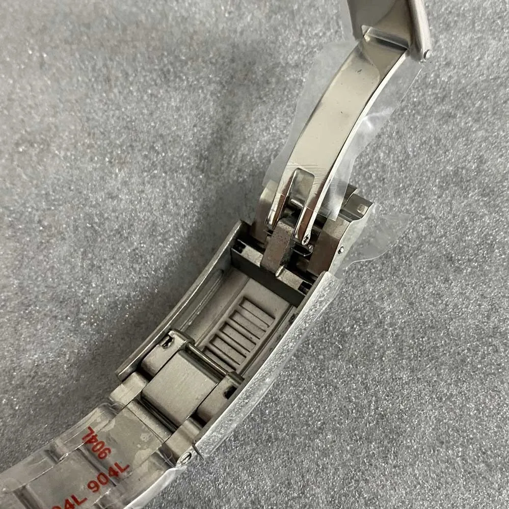 36mm Watch Case + Metal Strap Sapphire Glass Dog Tooth Ring Stainless Steel Case Men's Watches Accessory for NH35/NH36 Movement