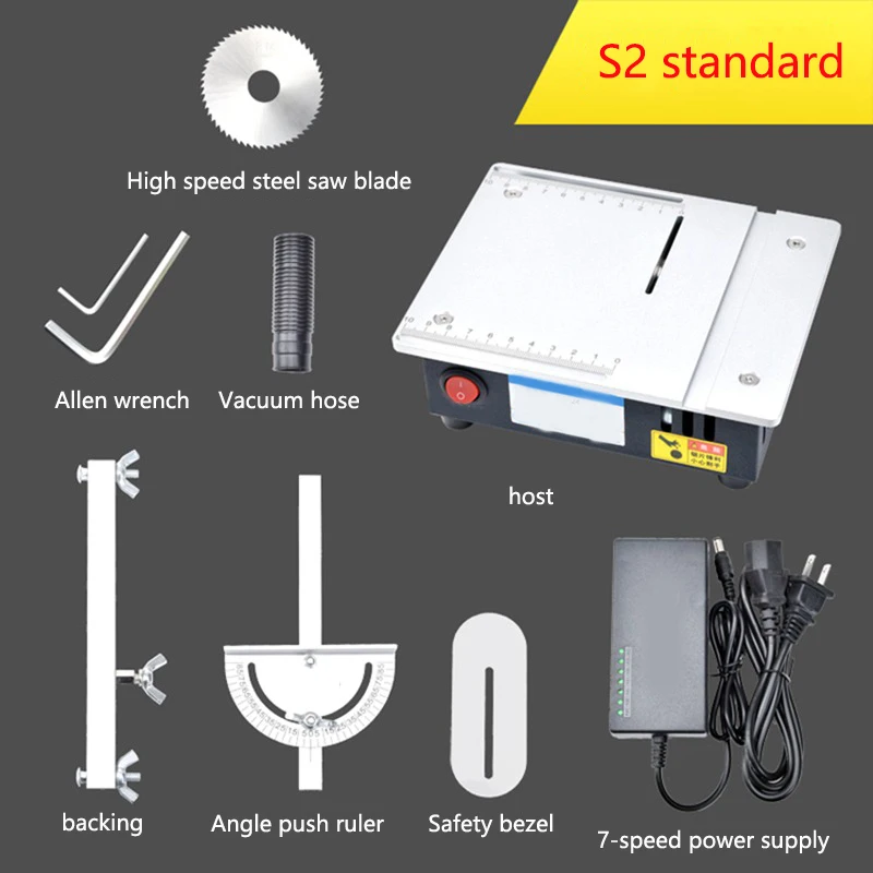 Многофункциональная маленькая Настольная пила 80 мм циркулярная из