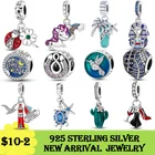 Шарм-бусина из серебра 925 пробы с подвеской в виде семейного дерева для маленьких мальчиков и девочек