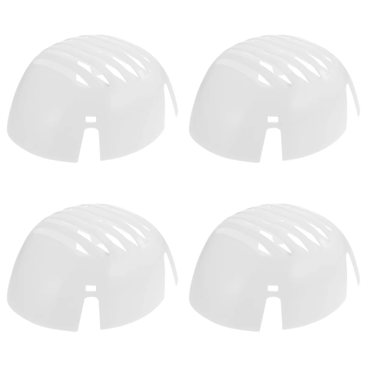 

4 Pack Anti-collision Shell Blancas Para Hombres Inner Miss Breathable Hats Men