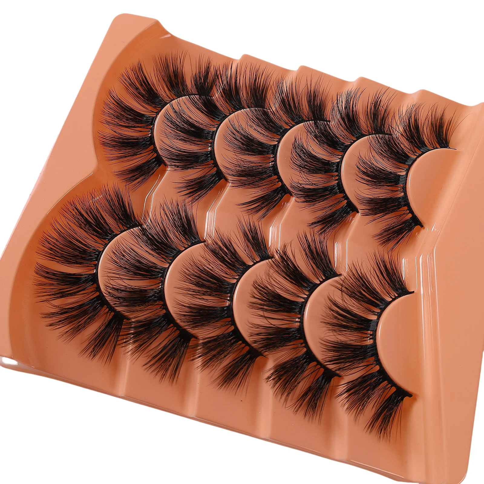 5 пар новых продуктов накладные ресницы густые и имитация завитых ресниц |