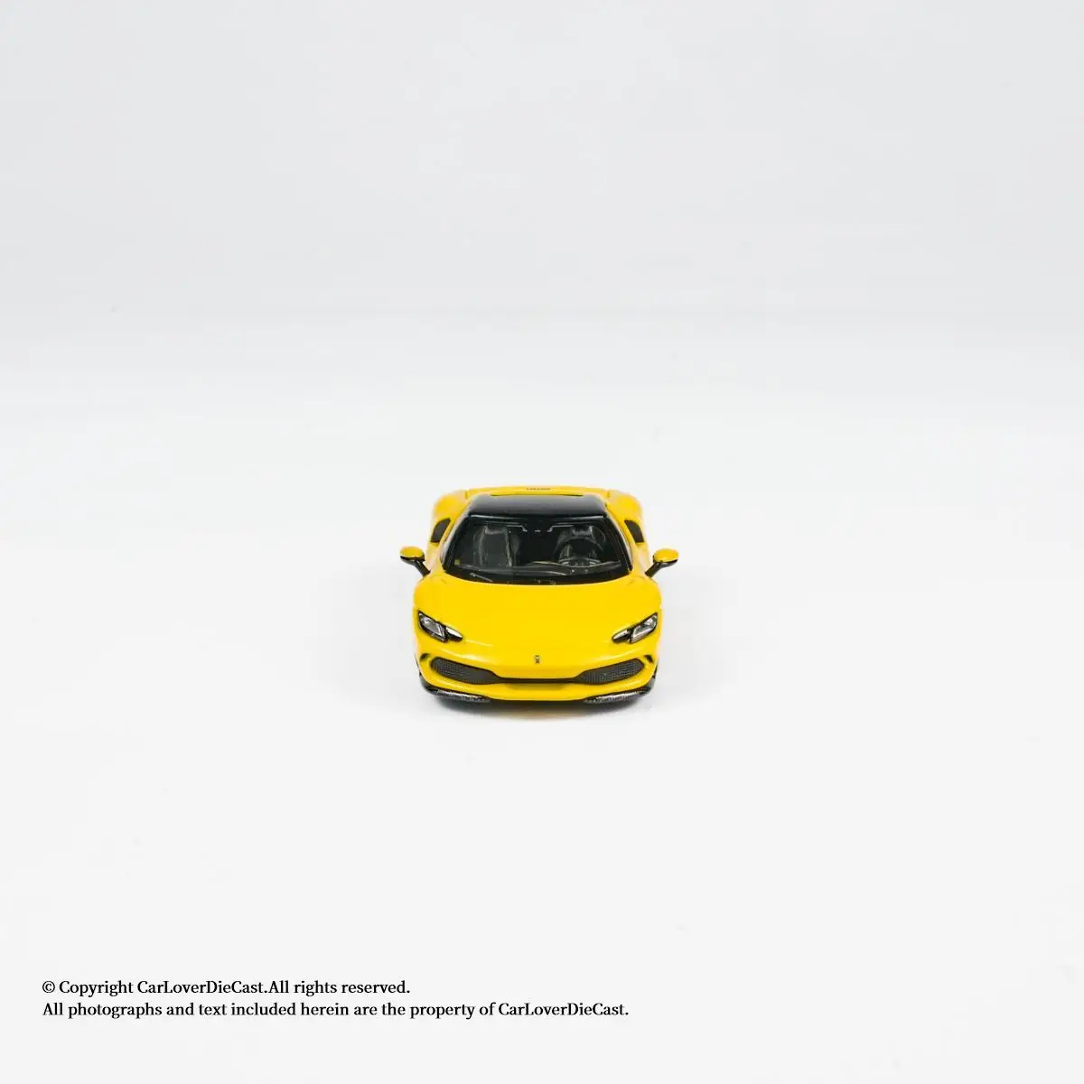 Фото Литая под давлением модель автомобиля из сплава BBR в масштабе 1:64 Ferrari 296 GTB Giallo Modena №4