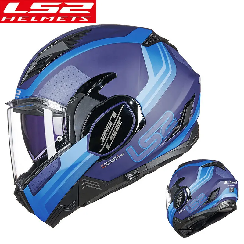 LS2 Valiant 2 Motorcycle Helmet ls2 ff900 capacete de motocicleta 180 degree back flip up helmet casco moto casque