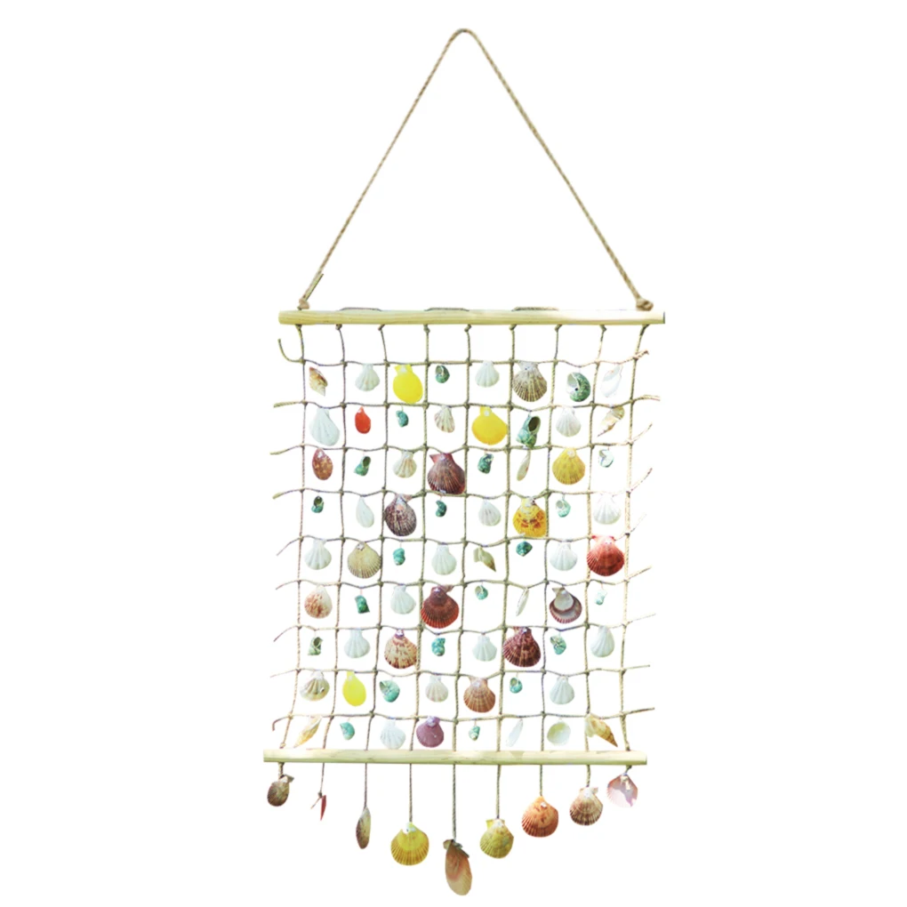 

Деревянная настенная Подвеска из искусственной льняной веревки, подвесная дверная занавеска в скандинавском стиле для детской комнаты, подвесная сетчатая стойка, м