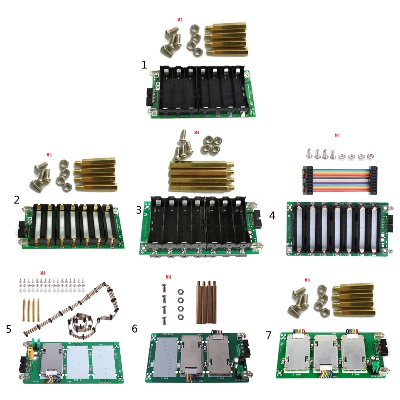 7S Power Wall Balancer PCB 18650 чехол для держателя батареи 20/40/60a Защитная панель | Электроника