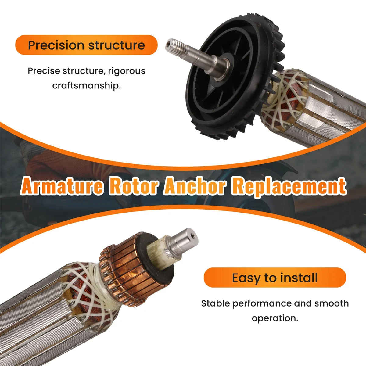 AC220V-240V Armature деталь для угловой шлифовальной машины роторный якорь 7-100 7-125