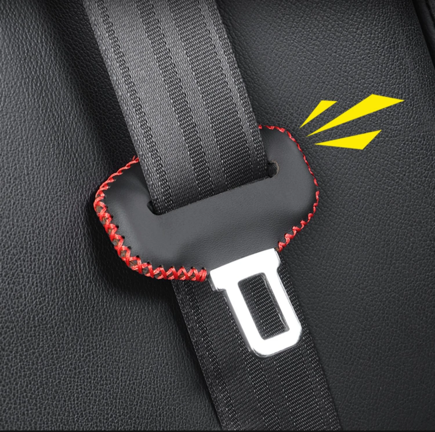 

Suitable For Toyota Camry Carola Ralink Leather Automobile Safety Belt Buckle Protection Cover