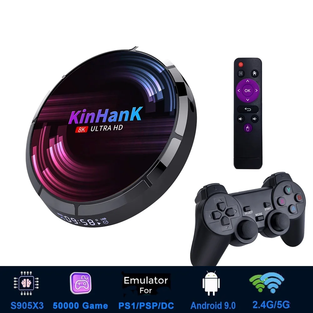 

Upgrade Super Console X MAX Retro Video Game Consoles S905X3 For PSP PS1 N64 Build-in 50000 Games Smart TV Box Android 9.0