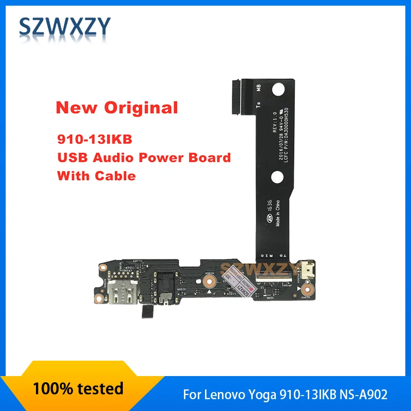 SZWXZY новая Оригинальная USB аудиоплата для ноутбука Lenovo Yoga 910-13IKB с кабелем CYG50 NS-A902