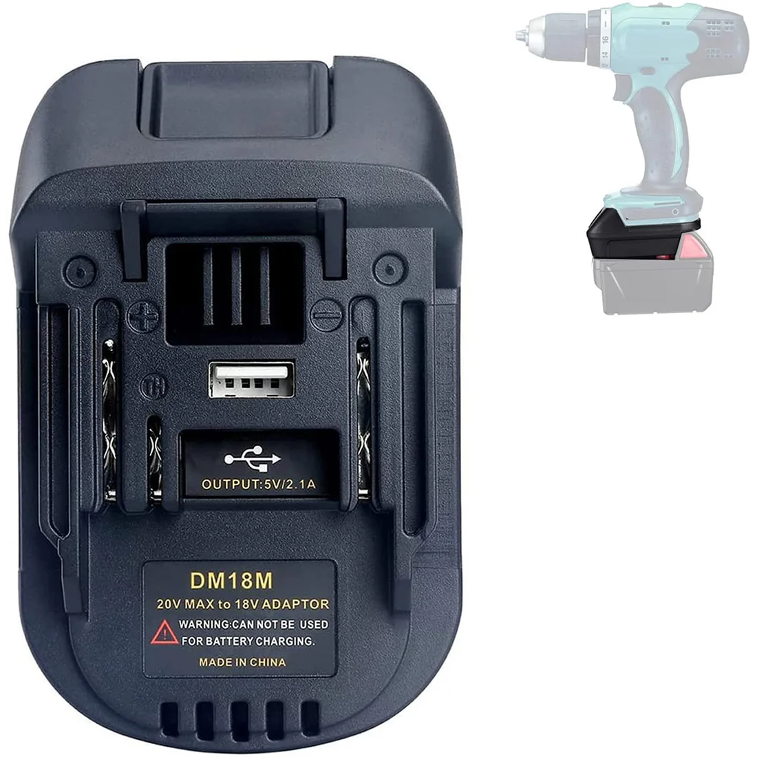 Адаптер для батареи Milwauke M18 DEWA 20V адаптер Makita 18V BL1830 BL1850