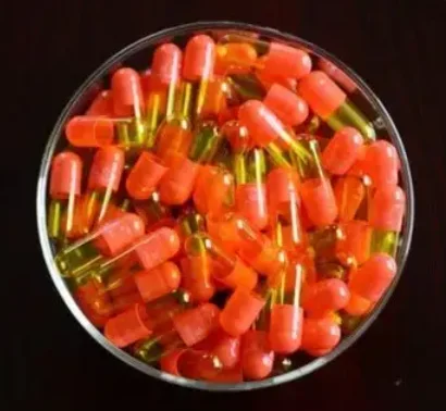 10000 шт. Оранжевый золотой полупрозрачный Размер 00 # 0 1 Пустые капсулы Желатиновые