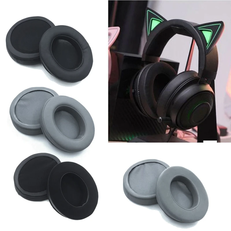 

Protein/ Cooling Gel Earpads Headphone Earpads Compatible with Kraken V3 RGB Headphone Ear Pads Cushion Cover