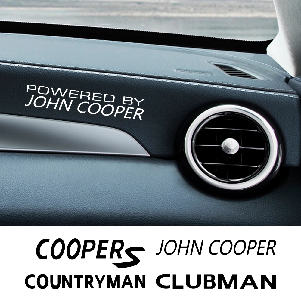 Автомобильные наклейки с центральным контролем для интерьера Стильные Mini John Cooper