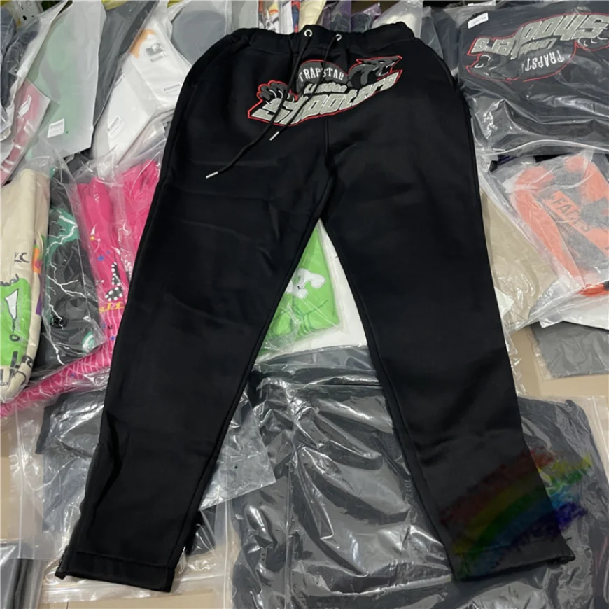 

Tiger Sweatpants Men Women Towel Embroidered Drawstring Pants Trousers