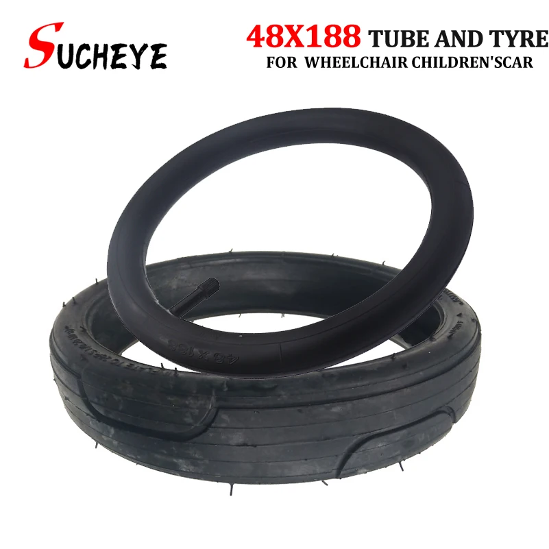

48x188 пневматические шины, внутренняя трубка, наружная шина для коляски, инвалидной коляски, Детские шрамы, колеса