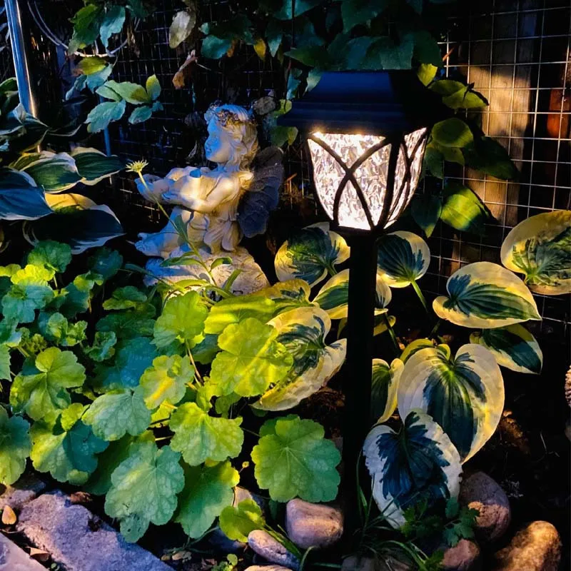 

Waterproof Rechargeable Batteries: Solar-powered Lawn Lights for Night-long Illumination, Perfect for Garden Atmosphere