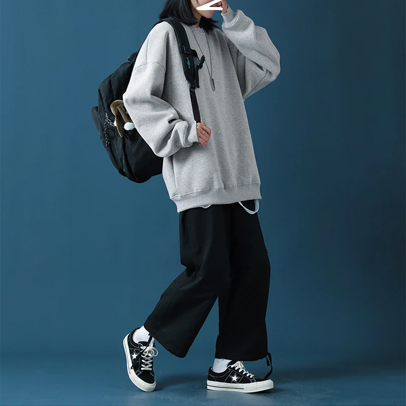 Новинка 2022 женские толстовки большого размера из хлопка с капюшоном утепленная