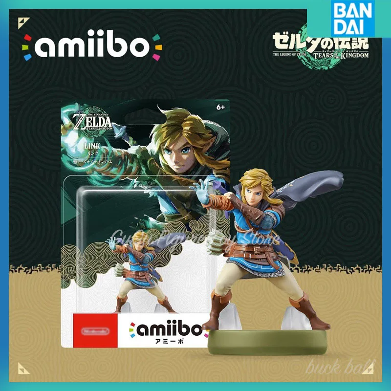 

New The Legend Of Zelda Tears Of The Kingdom Amiibo 8cm Link Anime Figure Totk Action Figurine Statue Model Toys Dolls Gift