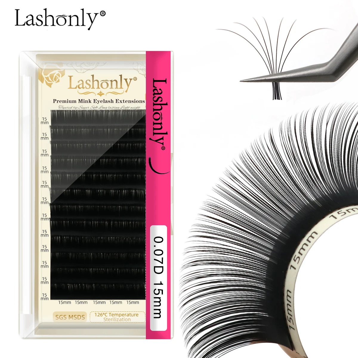 Lashonly 12 линий натуральные накладные ресницы для наращивания Корея PBT пушистые