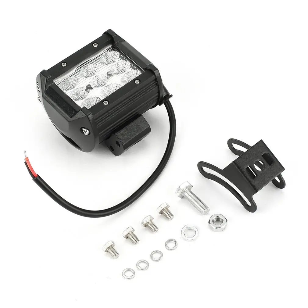 

Универсальная автомобильная светодиодная фара 27 Вт, передсветильник фара, портативная цилиндрическая лампа дневсветильник света с 9 свето...