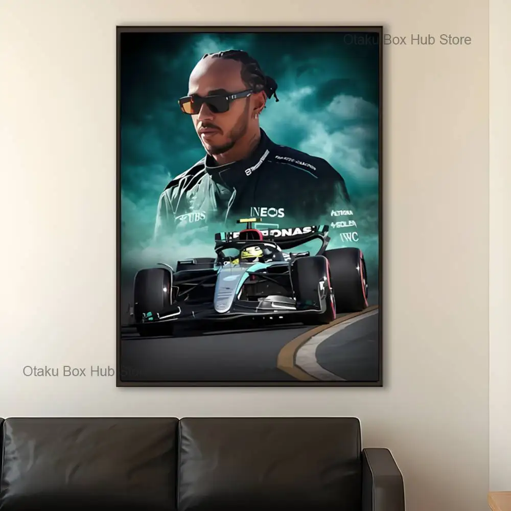 Гоночный плакат L-Lewis H-Hamilton 44, многоцелевой настенный художественный постер для гостиной, спальни, офиса, прихожей, бара, домашнего декора, подарок (art.: 3920d45bdbed0) - 3920d45bdbed0