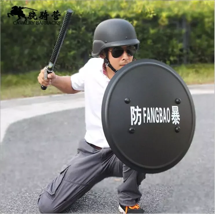 

Hand-held Shield Aluminium Alloy Riot Prevention Patrol Tactical Protection Training High Quality Security Shield