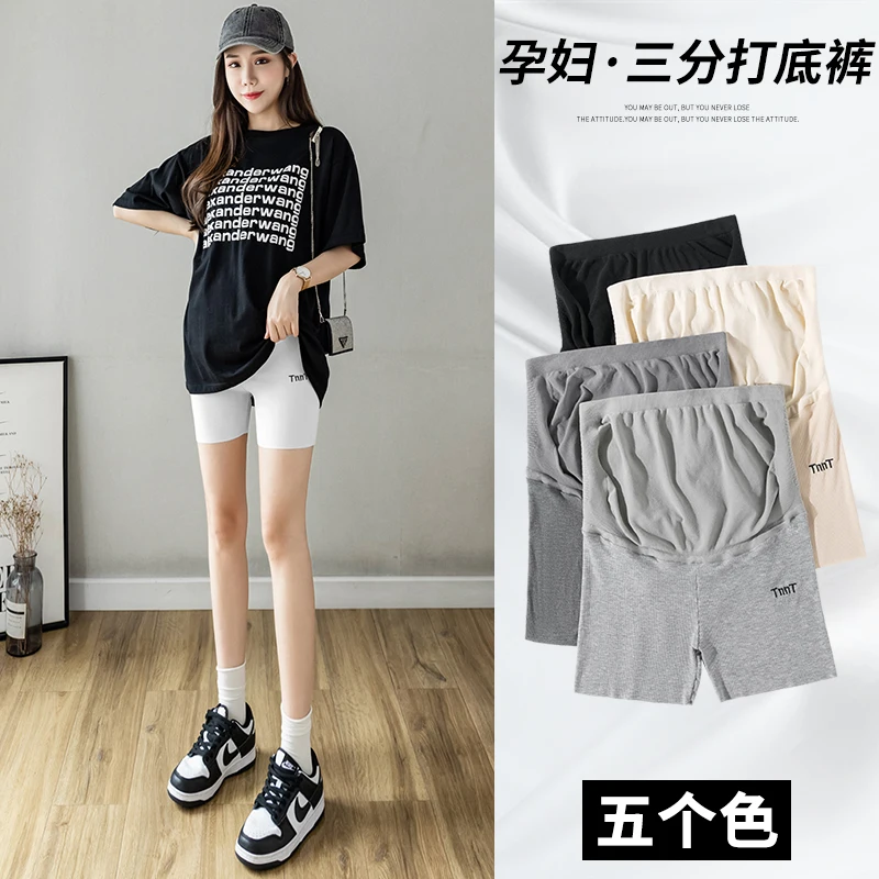 

Summer Thin Maternity Legging Breathable Seamless Belly Short Pants Clothes for Pregnant Women Pregnancy Underpants Hot Shorts