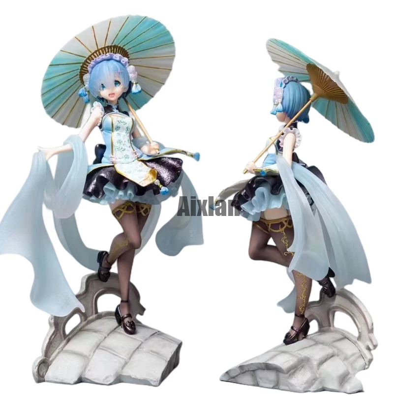 

Фигурка аниме «Re: Life A Different World From Zero», ПВХ экшн-фигурка Qilolita Rem Qilolita, коллекционная игрушка для взрослых, 29 см