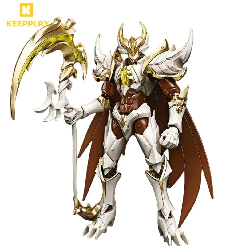 Фото Keeppley Honor of Kings строительные блоки Sun Shangxiang потоки Mecha Warrior Робот Модель Подвижная кукла сборка игрушка подарок №1