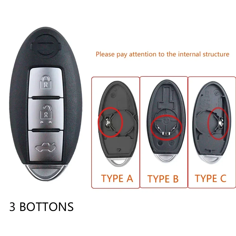 

Для Nissan Rogue Teana Sentra Versa ALTIMA MAXIMA Sunny 2012 2011 2010 2009 2008 2007 2-4 кнопки автомобильного брелока корпус