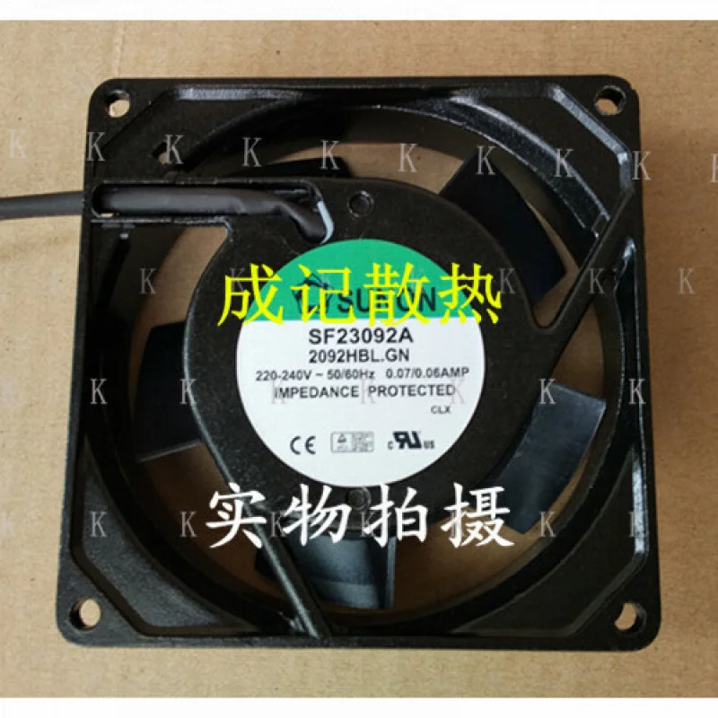 Фото C 1 шт. для SUNON SF23092A 2092HBL.GN 9025 220 В металлический вентилятор охлаждения №1