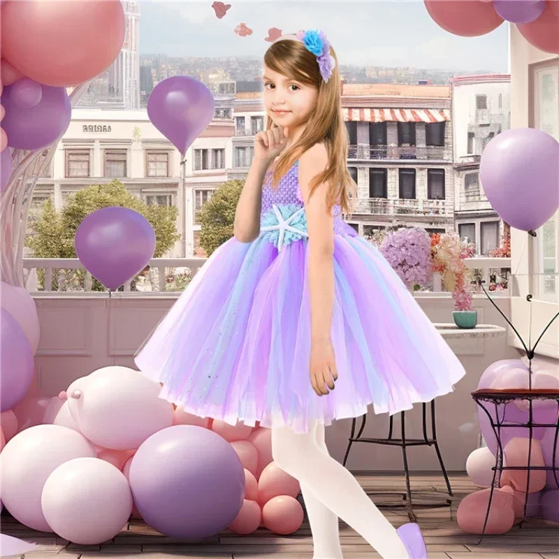 Детское светящееся платье со светодиодной подсветкой на день рождения