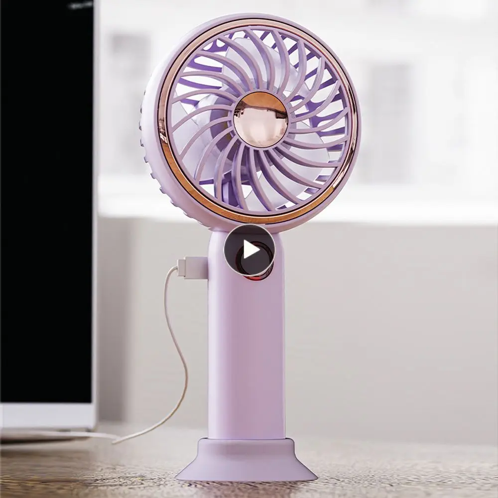 

Вентилятор 5 в бесшумный портативный маленький ручной вентилятор Охлаждающий мини-вентилятор длительный срок службы батареи тихий вентиля...