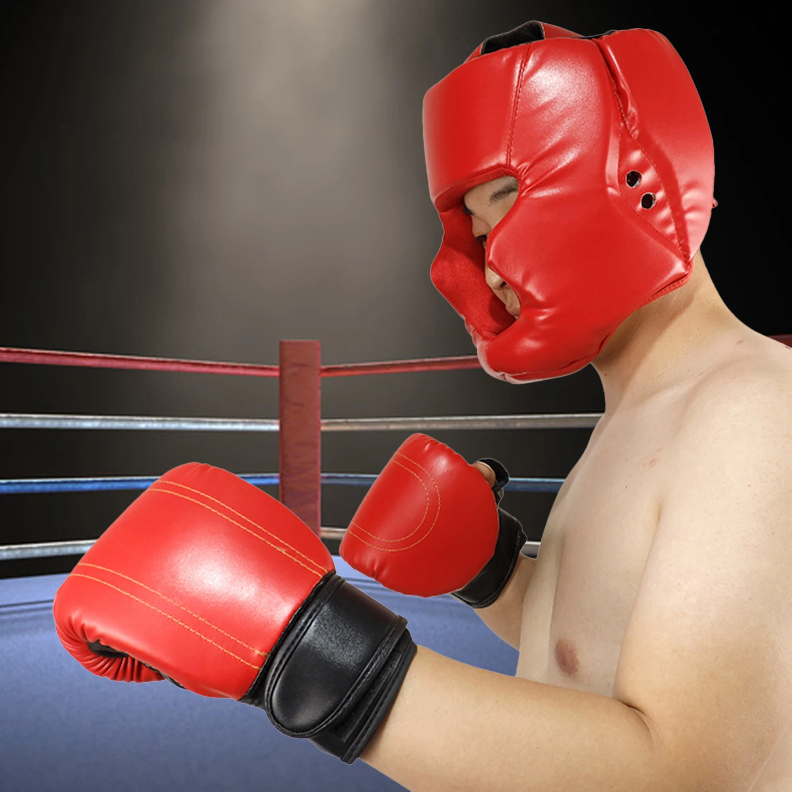 

Детские Молодежные Взрослые Женщины Мужские боксерские аксессуары для тайского кикбоксинга тхэквондо защитные головные уборы