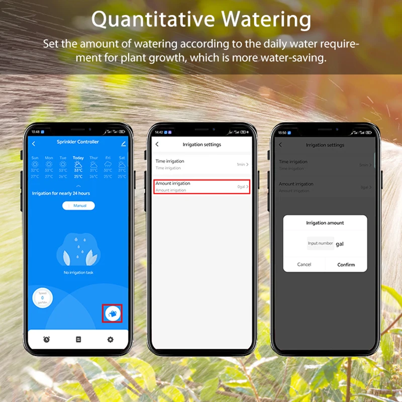 Zigbee Спринклер Автоматическая система программатора Rrigation Садовые домики
