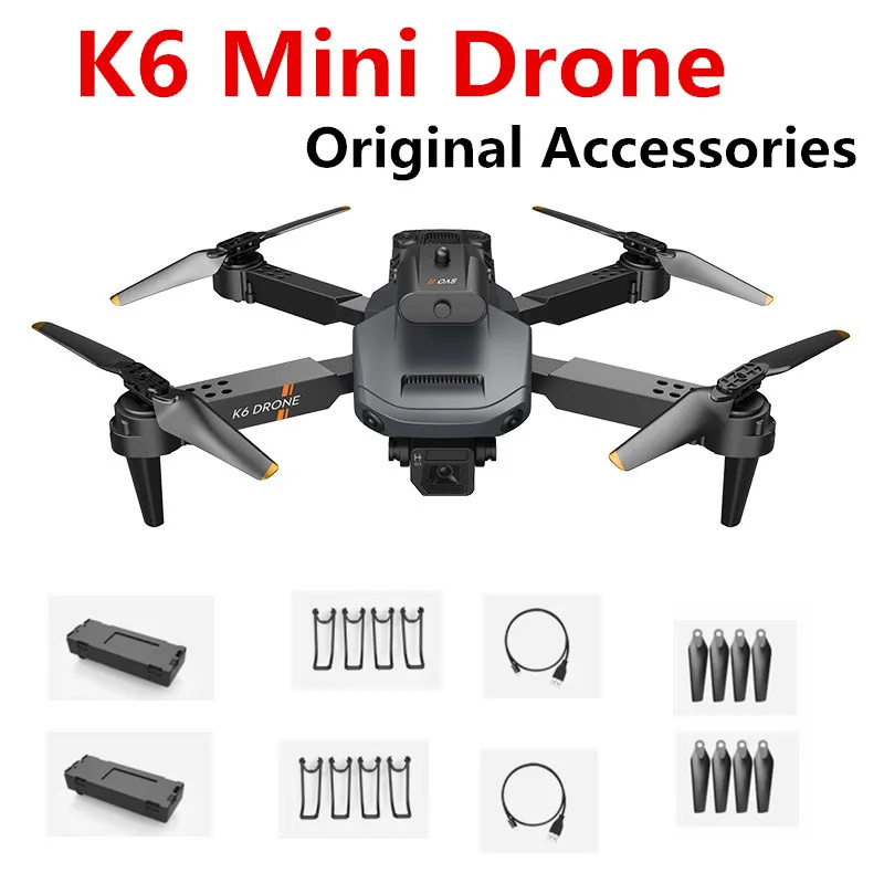 

K6 Mini Drone Original Accessories 3.7V 1800Mah Battery/ Propeller Blade/ USB Line/ For K6 Drone Spare Parts