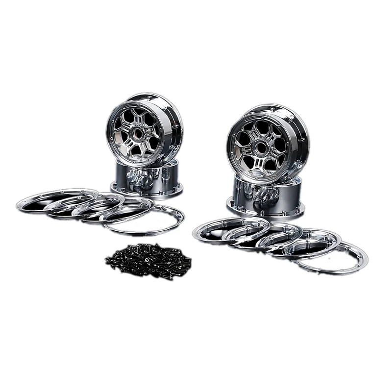 

Front And Rear New Wheel Hub With Ring Screws Set For 1/5 HPI ROFUN ROVAN KM BAJA 5B SS RC CAR Toys PARTS