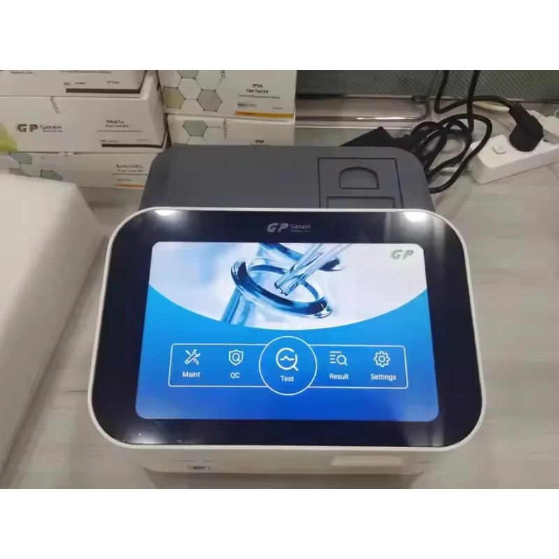 Фото Портативный диагностический анализатор Getein Biotech 1160 POCT, анализатор CBC, анализатор иммунофлуоресцентного анализа №2