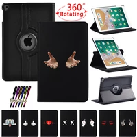 tablet case for apple ipad air 1 2 3 4 55th 6th 7th 8th 9th genmini 1 2 3 4 5pro 10 511 ipad 2 3 4 360 rotating stand cover