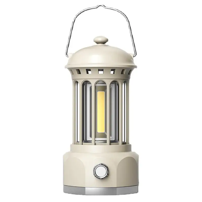 

Retro Camping Lights Rechargeable LED Camping Lantern Portable Stepless-Dimming Retro Table Lamps Outdoor Decor For Patio Porch